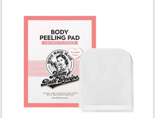 ليفة تقشير الجسم الكورية Mom's Bath Recipe Body Peeling Pad