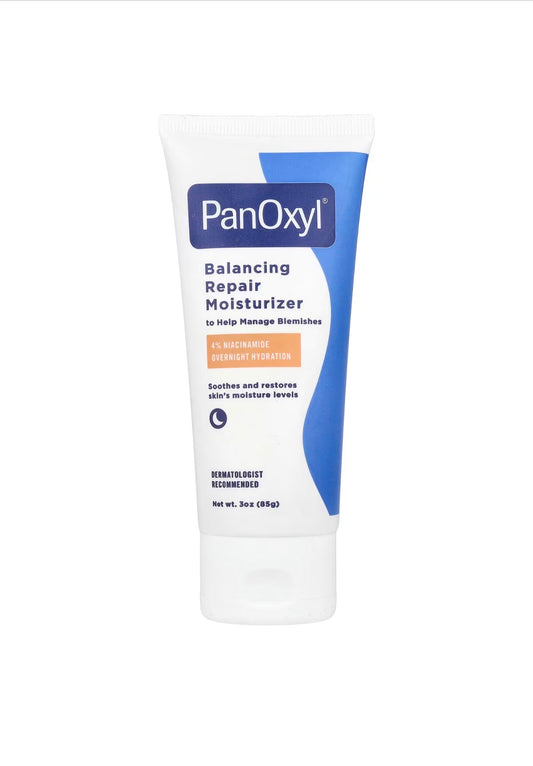 PanOxyl PM Balancing Repair Moisturizer PM,85g بانوكسيل مرطب ليلي بالنياسيناميد للبشرة الدهنية و المعرضة للحبوب