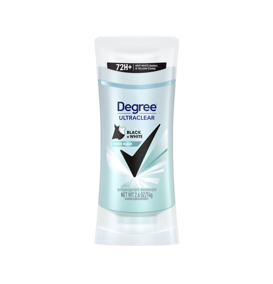 DEGREE UltraClear Antiperspirant Deodorant Black+White Pure Rain مزيل تعرق للنساء من ديجري