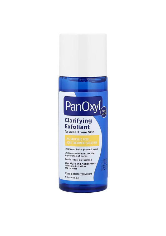 تونر منقي للبشرة 2٪ حمض الساليسيليك لحب الشباب من بانوكسيل - 118مل Panoxyl Exfoliating & Cleansing Lotion 2% Salicylic Acid 118 ml