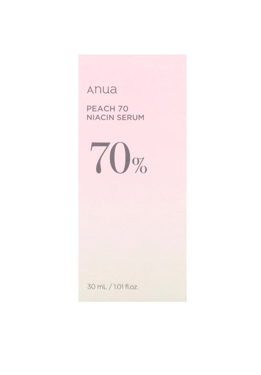 Korean Peach Serum 70% and Niacinamide from the Korean brand Anwa