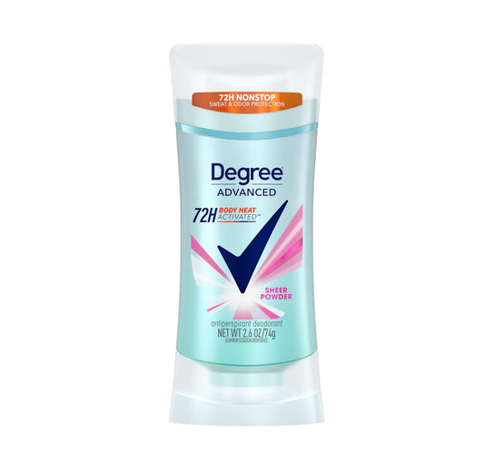 DEGREE Advanced Protection Antiperspirant Deodorant 72h – Sheer Powder 74g ديكري مزيل عرق أدفانسد بروتكشن مضاد للتعرق يدوم 72 ساعة