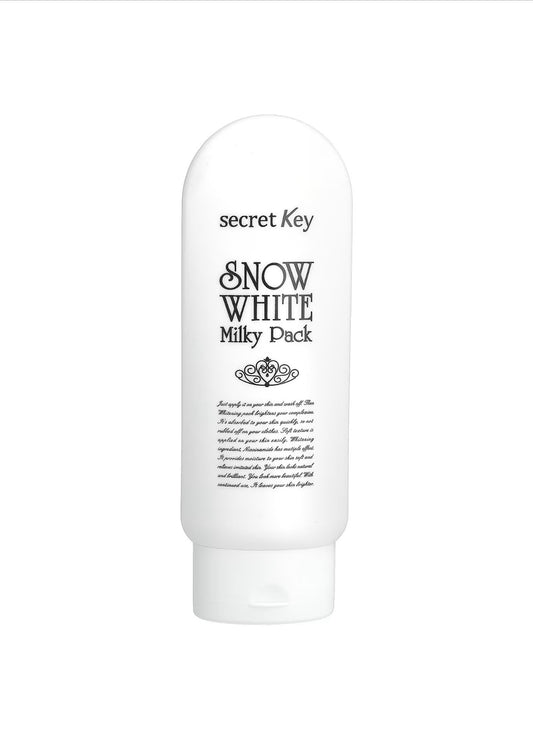 Secret Key, Snow White Milky Pack, 200 g-، عبوة حليب الجسم والوجه سنو وايت سيكريت كي، 200 غرام