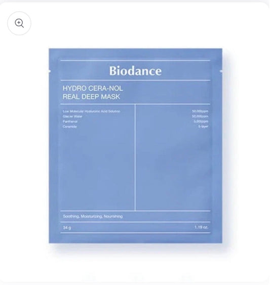 ‎ماسك عناية شاملة BIODANCE Hydro Cera-nol Real Deep Mask
