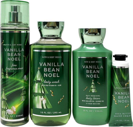 Bath & Body Works Vanilla Bean Noel Deluxe Gift Bag