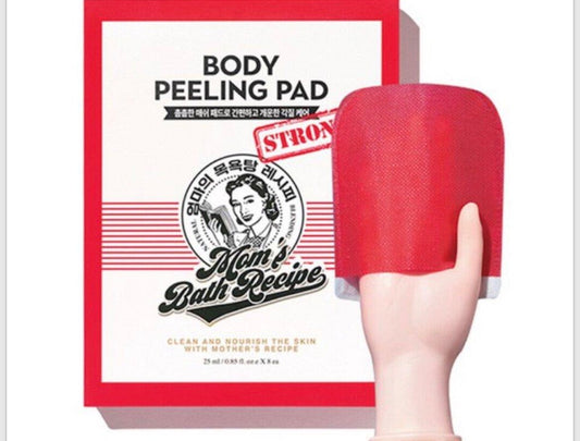 ليفة تقشير الجسم الكورية Mom's Bath Recipe Body Peeling Pad