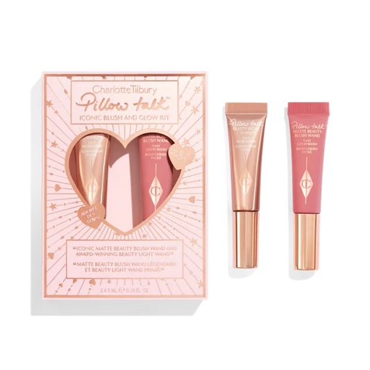 Charlotte Tilbury Iconic Blush and Glow Kit مجموعة شارلوت بلشر وهايلايتر